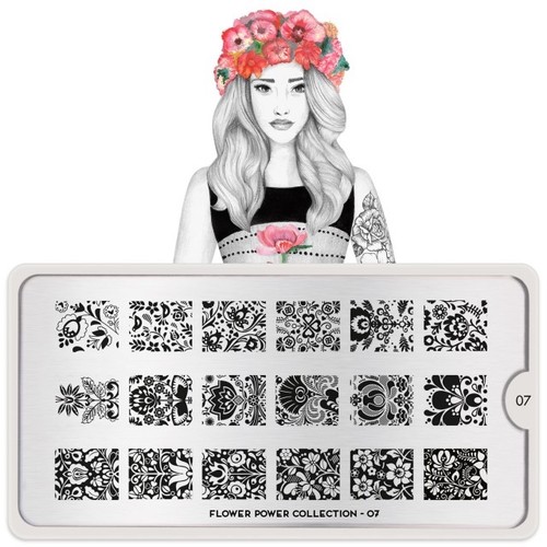 Moyou stamping flower - stamping, power