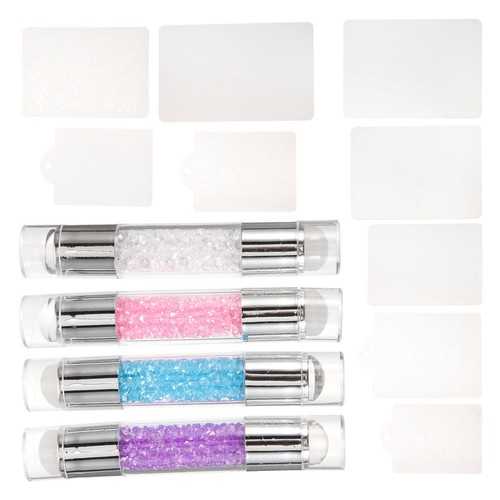 Set timbri nail art doppia - art,