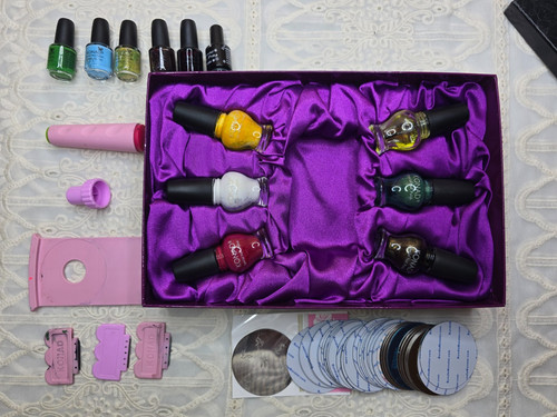 Konad stamping nail art kit - art,
