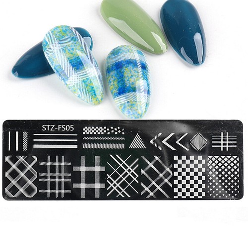 Modelli plaid nail art - modelli,