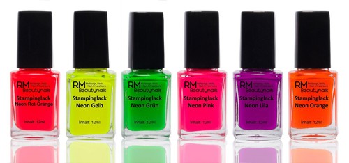 Set vernice per timbri neon - set,