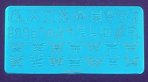 Set piastre timbri nail - 16, art