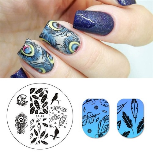 Nail art timbro piatto - timbro,