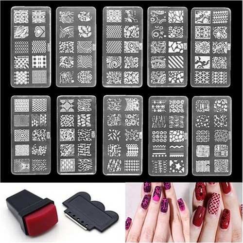 Nail art stamp - nail, stencil